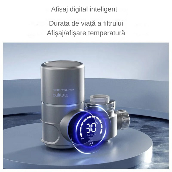 Filtru de Apa Potabila, montare la robinetul de la chiuveta, carbune activ, purificator apa